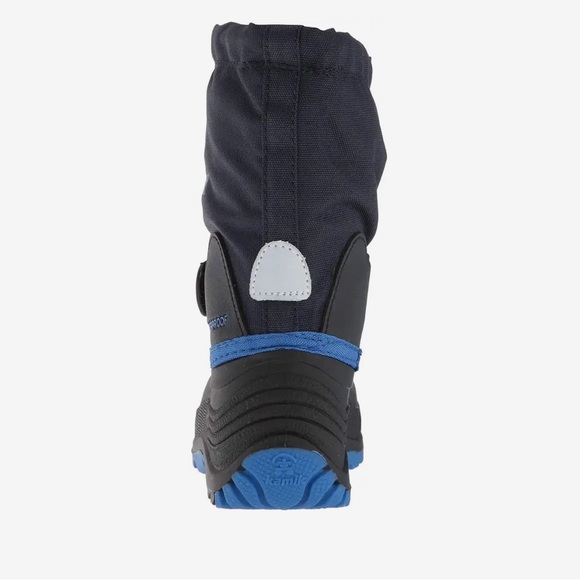 Kamik Black and Blue Snow Boots - Picture 2 of 6